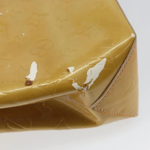 LOUIS VUITTON Monogram Vernis Reade PM Hand Bag Beige - Picture 8 of 16